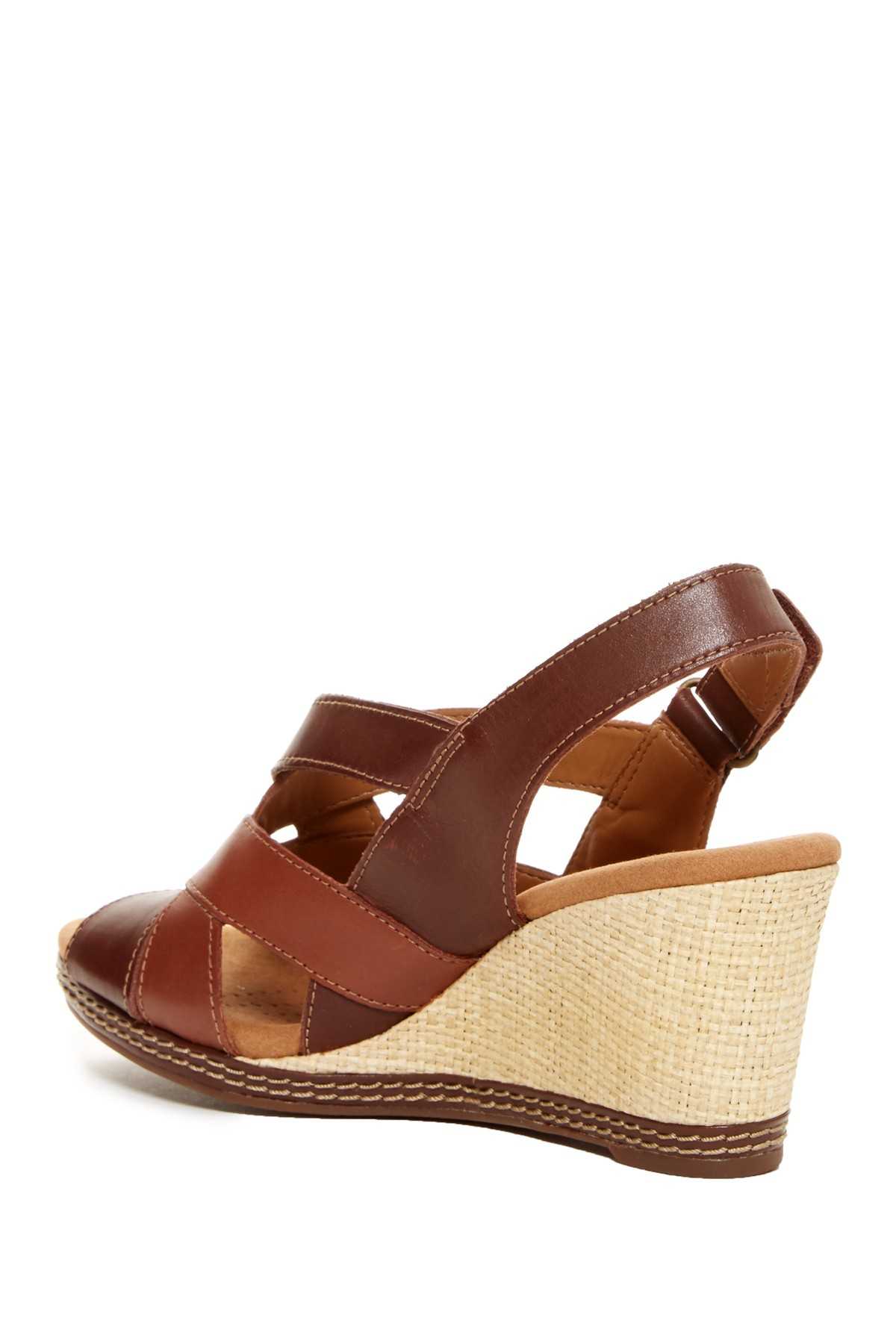 brown wedges wide width